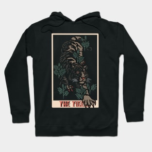 Tiger and roses Hoodie